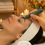 5 PC Jade Massage Beauty Kit for Anti-aging & Smoothing Wrinkles