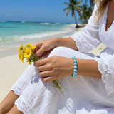 Collectors Larimar Gemstone Mala Bracelet