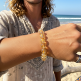 Juego de chakras de pulsera de cuentas Mala de 7 piezas (una pulsera para cada chakra)