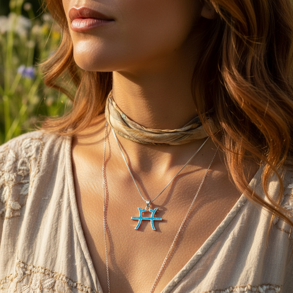 Pisces Opal Necklace – February 19 to March 20