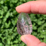 Garden Quartz Crystal Teardrop Cabochon