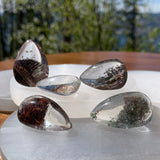 Garden Quartz Crystal Teardrop Cabochon