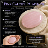 Pink Calcite Palmstone