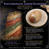 Polychromatic Jasper Palmstone