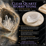 Clear Quartz Worry Stone