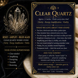 Clear Quartz Worry Stone