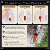 Red Jasper Crystal Pendulum