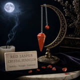 Red Jasper Crystal Pendulum