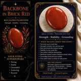 Red Jasper Palmstone