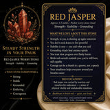 Red Jasper Worry Stone