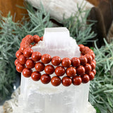 Mala Red Jasper Bracelet With Velvet Pouch