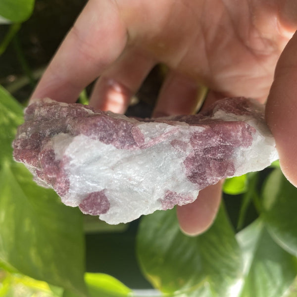 Rough Red Tourmaline - rawstone