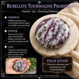 Rubellite Tourmaline Palmstone