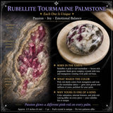 Rubellite Tourmaline Palmstone
