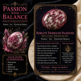 Rubellite Tourmaline Palmstone