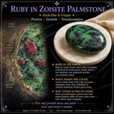 Ruby In Zoisite Palmstone