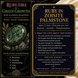 Ruby In Zoisite Palmstone