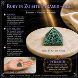 Ruby in Zoisite Pyramids
