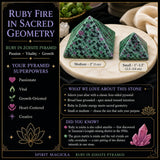 Ruby in Zoisite Pyramids