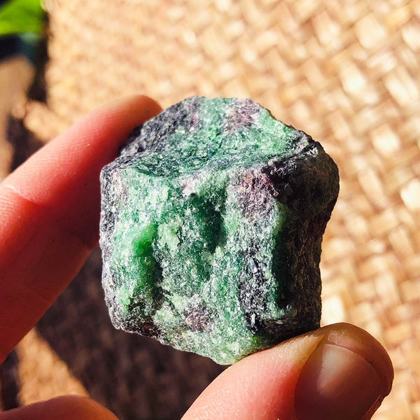 Ruby In Zoisite Rough Stone - rawstone