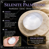 Selenite Palmstone