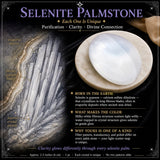 Selenite Palmstone