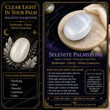 Selenite Palmstone