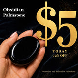 72% OFF SUMMER SALE - Obsidian Palmstone