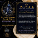 Sodalite Worry Stone