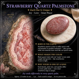 Strawberry Quartz Palmstone