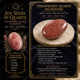 Strawberry Quartz Palmstone