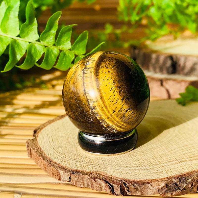 Tiger’s Eye Mini-Sphere - sphere