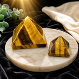 Tiger's Eye Pyramids