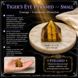 Tiger's Eye Pyramids