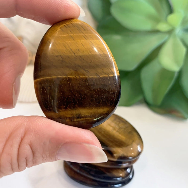 Tiger’s Eye Worry Stone - worrystone