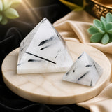Tourmalinated Quartz Pyramids