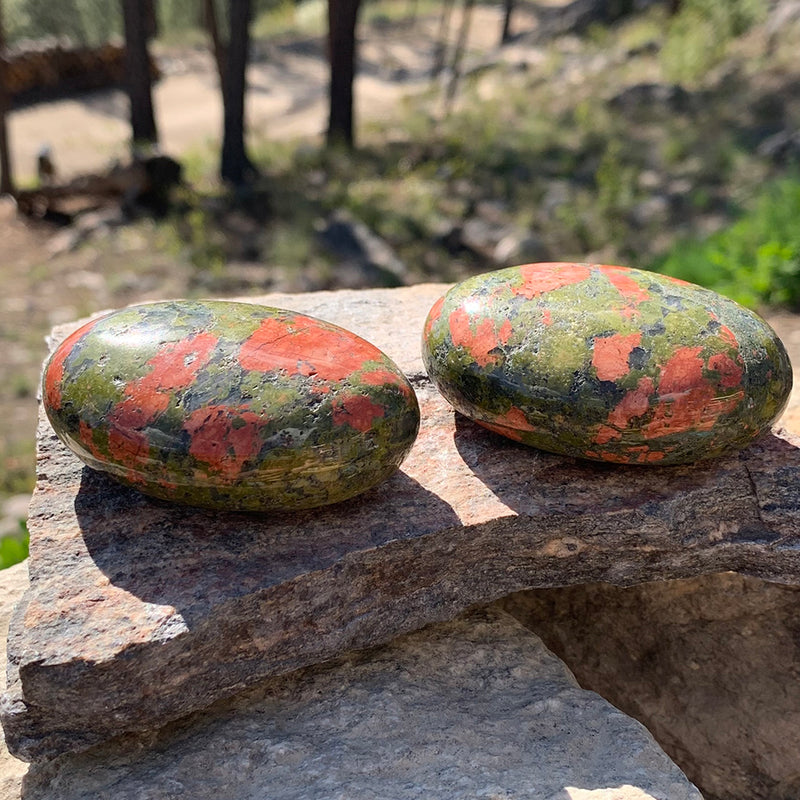 Unakite Palmstone