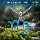 Z ARRON DESIGN Colar com pingente de fio de cobre Serenity Moonstone