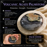 Volcanic Agate Palmstone