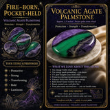 Volcanic Agate Palmstone