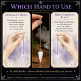 White Quartz Crystal Pendulum