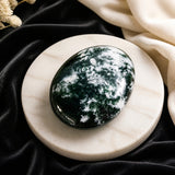 Green Moss Agate Palmstone