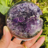 Large Amethyst Geode Sphere (Item #00102)