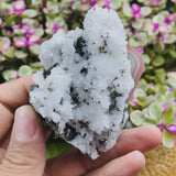 Quartz Cluster With Pyrite Cluster (Item #0025)